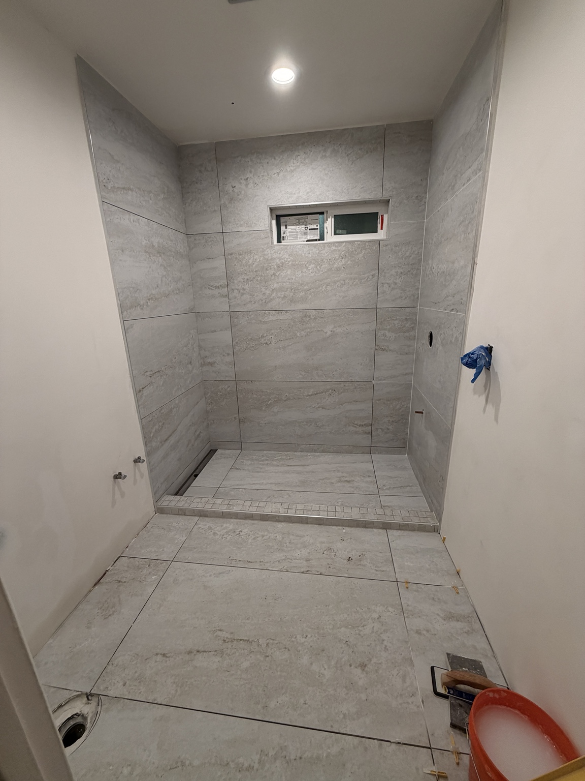 Bathroom remodel in progress